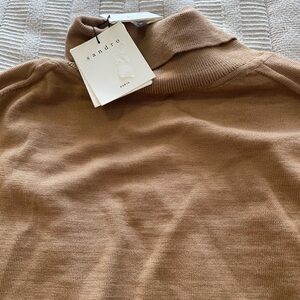 Sandro wool turtleneck sweater
